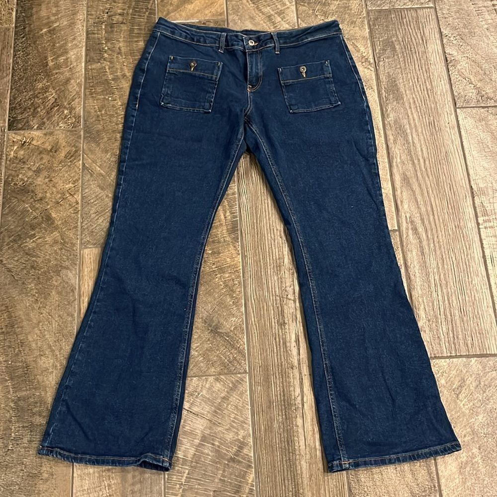 NWT Free People The ragged priest wide leg jeans - Picture 2 of 3